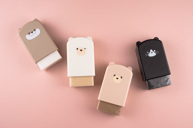 Bear erasers